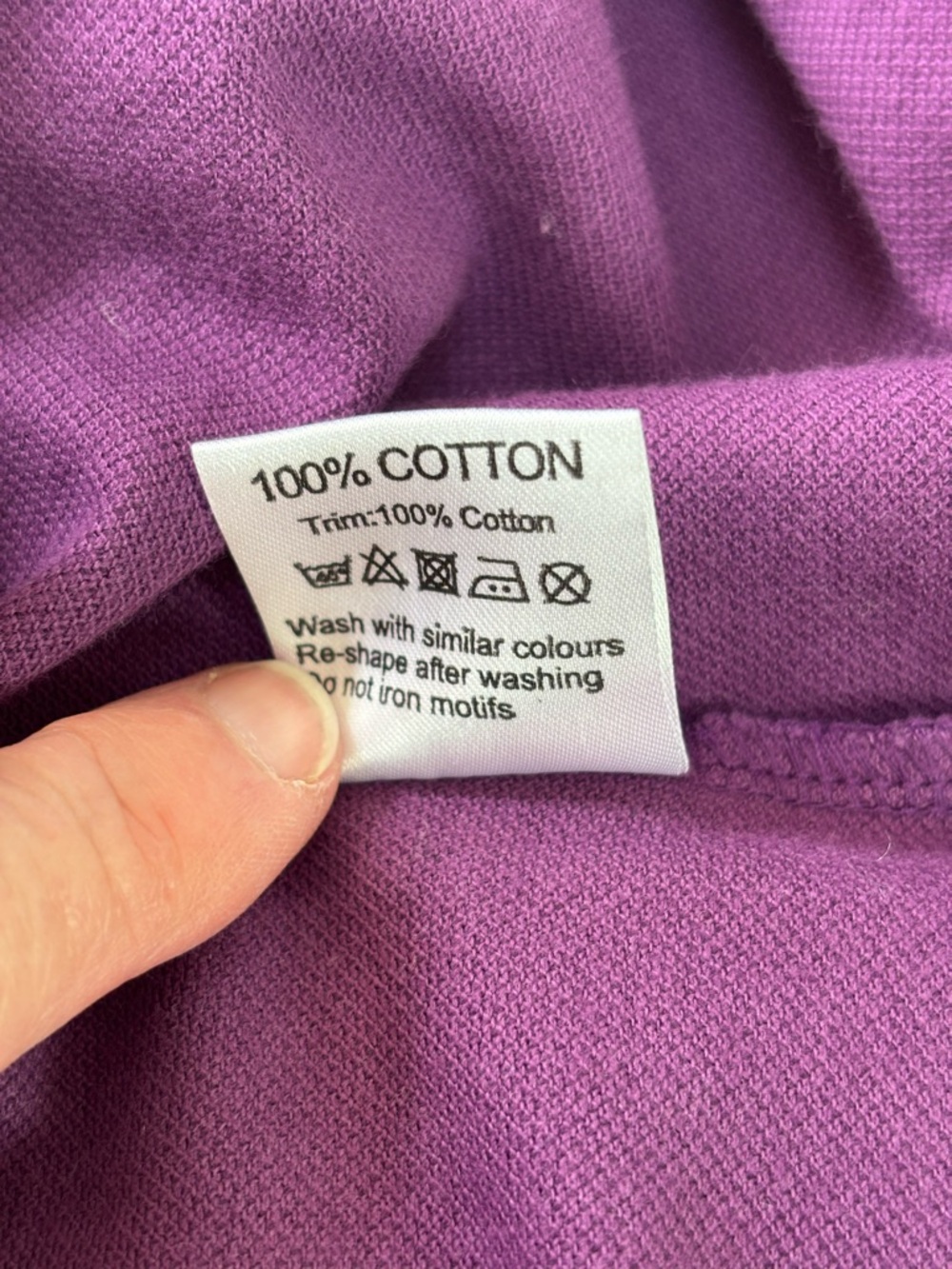 Barbour Purple Button-Down Polo with Embroidered Horse Racing on Back Men’s XL - Picture 9 of 9